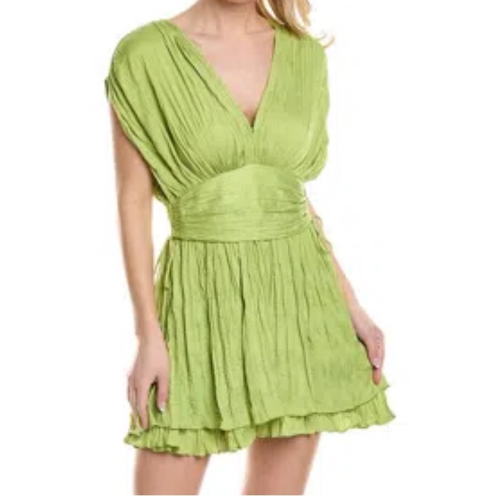 NWT Free People Bonny Green Mini Dress